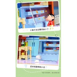 KEEPPLEY K20615 20615 non  ĐI HỌC bộ đồ chơi xếp lắp ráp ghép mô hình Crayon Shin-Chan Cậu Bé Bút Chì
