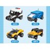 Enlighten 2907 Qman 2907 non  XE VUI bộ đồ chơi xếp lắp ráp ghép mô hình Classic BUILD N LEARN CAR Cổ Điển 521 khối