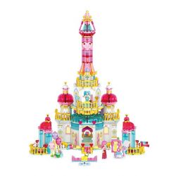 WISE BLOCK HA383014 383014 non  PHÁO ĐÀI MAGIC STAR EDGE bộ đồ chơi xếp lắp ráp ghép mô hình Balala The Fairies Các Nàng Tiên Nhỏ Tinh Nghịch 704 khối