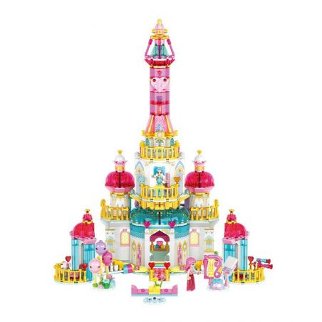 WISE BLOCK HA383014 383014 non  PHÁO ĐÀI MAGIC STAR EDGE bộ đồ chơi xếp lắp ráp ghép mô hình Balala The Fairies Các Nàng Tiên Nhỏ Tinh Nghịch 704 khối