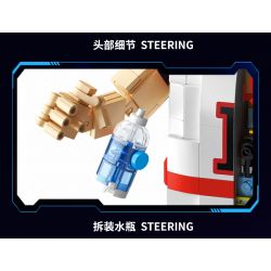 WISE BLOCK HA393002 393002 non  MÔ HÌNH CƠ KHÍ CHÚ DÊ NGỘ NGHĨNH bộ đồ chơi xếp lắp ráp ghép mô hình 1566 khối