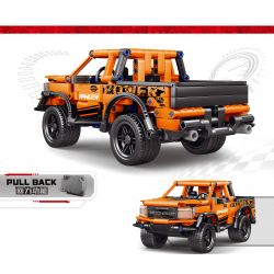 ACHKO 60017 non  XE BÁN TẢI FORD RAPTOR bộ đồ chơi xếp lắp ráp ghép mô hình  Kỹ Thuật Công Nghệ Cao Mô Hình Phương Tiện 462 khối