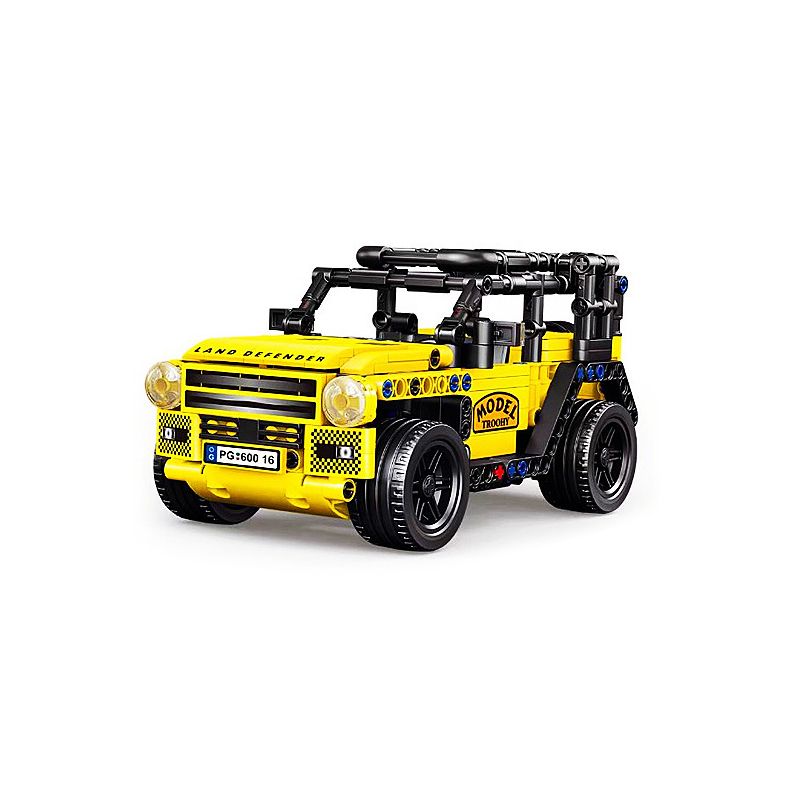 ACHKO 60016 non  XE ĐỊA HÌNH MÀU VÀNG bộ đồ chơi xếp lắp ráp ghép mô hình  Kỹ Thuật Công Nghệ Cao Mô Hình Phương Tiện 478 khối