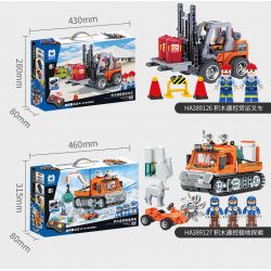 WISE BLOCK HA389131 389131 non  XE ĐIỆN ĐIỀU KHIỂN TỪ XA THÀNH PHỐ bộ đồ chơi xếp lắp ráp ghép mô hình City 443 khối