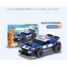 WISE BLOCK HA389140 389140 non  CẢNH SÁT ĐIỆN ĐUỔI THEO XE bộ đồ chơi xếp lắp ráp ghép mô hình Racers Đua Tốc Độ 150 khối