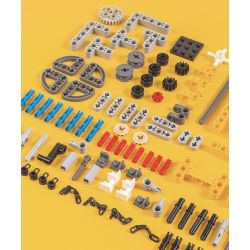 DELI 74385 non  CẦN TRỤC THÁP KHOA HỌC VÀ GIÁO DỤC bộ đồ chơi xếp lắp ráp ghép mô hình  Kỹ Thuật Công Nghệ Cao Mô Hình Phương Tiện 131 khối