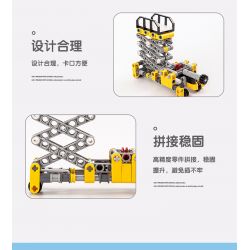 DELI 74384 non  KHOA HỌC VÀ GIÁO DỤC bộ đồ chơi xếp lắp ráp ghép mô hình  Kỹ Thuật Công Nghệ Cao Mô Hình Phương Tiện 120 khối