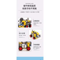 DELI 74383 non  KHOA HỌC VÀ GIÁO DỤC bộ đồ chơi xếp lắp ráp ghép mô hình  Kỹ Thuật Công Nghệ Cao Mô Hình Phương Tiện 81 khối