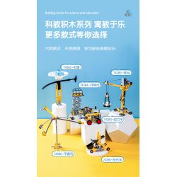 DELI 74382 non  CON QUAY KHOA HỌC VÀ GIÁO DỤC bộ đồ chơi xếp lắp ráp ghép mô hình  Kỹ Thuật Công Nghệ Cao Mô Hình Phương Tiện 28 khối