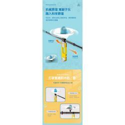 DELI 74382 non  CON QUAY KHOA HỌC VÀ GIÁO DỤC bộ đồ chơi xếp lắp ráp ghép mô hình  Kỹ Thuật Công Nghệ Cao Mô Hình Phương Tiện 28 khối