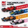 BEAUTY AND 13014 non  CÔNG THỨC 4 bộ đồ chơi xếp lắp ráp ghép mô hình Speed Champions Racing Cars Đua Xe Công Thức 238 khối