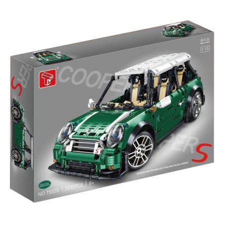 TA GAOLE T5025B 5025B T5025A 5025A non  MINI COOPER S tỷ lệ 1:10 bộ đồ chơi xếp lắp ráp ghép mô hình  Kỹ Thuật Công Nghệ Cao Mô Hình Phương Tiện 2292 khối