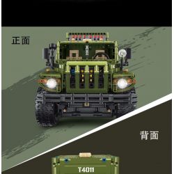 TA GAOLE T4011 4011 non  BỆ PHÓNG TÊN LỬA HỘP KATYUSHA bộ đồ chơi xếp lắp ráp ghép mô hình  KATYUSHA ROCKET LAUNCHER Kỹ Thuật Công Nghệ Cao Mô Hình Phương Tiện 2268 khối