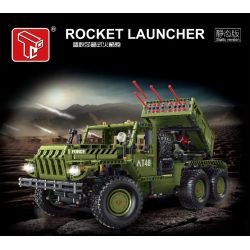 TA GAOLE T4011 4011 non  BỆ PHÓNG TÊN LỬA HỘP KATYUSHA bộ đồ chơi xếp lắp ráp ghép mô hình  KATYUSHA ROCKET LAUNCHER Kỹ Thuật Công Nghệ Cao Mô Hình Phương Tiện 2268 khối
