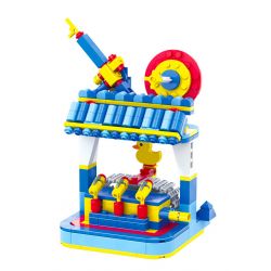 LEJIER B401 non  QUÁI VẬT THẦN THOẠI MÁY BẮN SÚNG bộ đồ chơi xếp lắp ráp ghép mô hình Creator Sáng Tạo 328 khối