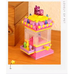 LEGILE B400 non  QUÁI THÚ THẦN THOẠI MÁY VUỐT bộ đồ chơi xếp lắp ráp ghép mô hình Creator Sáng Tạo 336 khối