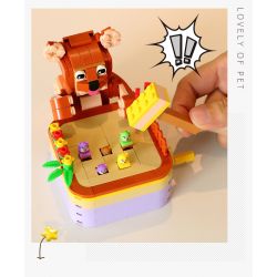 LE JILL B399 non  QUÁI VẬT THẦN THOẠI ĐẬP CHUỘT bộ đồ chơi xếp lắp ráp ghép mô hình Creator Sáng Tạo 322 khối