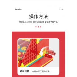 LE JILL B398 non  CON THÚ THẦN THOẠI MÁY ĐẨY XU bộ đồ chơi xếp lắp ráp ghép mô hình Creator Sáng Tạo 371 khối