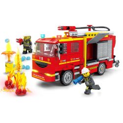 Kazi KY80539 80539 non  XE CỨU HỎA FPT bộ đồ chơi xếp lắp ráp ghép mô hình Transformers CONSTELLATION FIGHTER Robot Đại Chiến Người Máy Biến Hình 487 khối