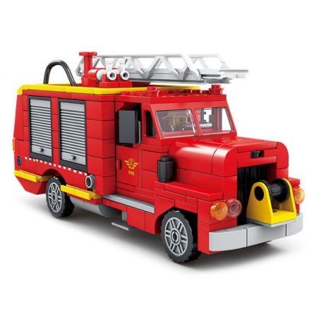 Kazi KY80540 80540 non  XE CỨU HỎA BỌT bộ đồ chơi xếp lắp ráp ghép mô hình Transformers CONSTELLATION FIGHTER Robot Đại Chiến Người Máy Biến Hình 353 khối