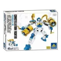 Kazi KY8072 8072 non  CHIẾN BINH BẠCH DƯƠNG bộ đồ chơi xếp lắp ráp ghép mô hình Transformers CONSTELLATION FIGHTER Robot Đại Chiến Người Máy Biến Hình 452 khối