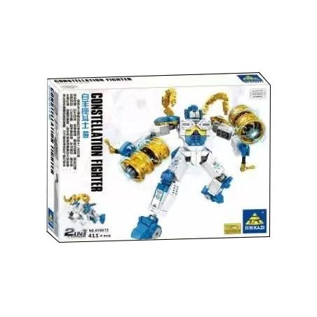 Kazi KY8072 8072 non  CHIẾN BINH BẠCH DƯƠNG bộ đồ chơi xếp lắp ráp ghép mô hình Transformers CONSTELLATION FIGHTER Robot Đại Chiến Người Máy Biến Hình 452 khối