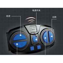 Enlighten 74034 Qman 74034 non  XE RC S-DAWNBREAKER bộ đồ chơi xếp lắp ráp ghép mô hình Qq Speed