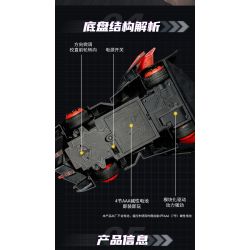 Enlighten 74034 Qman 74034 non  XE RC S-DAWNBREAKER bộ đồ chơi xếp lắp ráp ghép mô hình Qq Speed