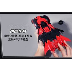 Enlighten 74034 Qman 74034 non  XE RC S-DAWNBREAKER bộ đồ chơi xếp lắp ráp ghép mô hình Qq Speed