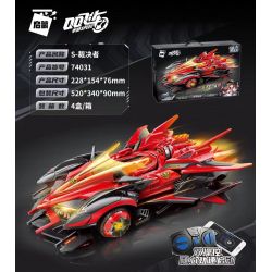 Enlighten 74031 Qman 74031 non  XE RC S-JUDGER bộ đồ chơi xếp lắp ráp ghép mô hình Qq Speed