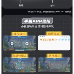 Enlighten 74031 Qman 74031 non  XE RC S-JUDGER bộ đồ chơi xếp lắp ráp ghép mô hình Qq Speed