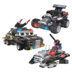 HENGTAI 92013 non  ĐỘI SWAT NHỮNG NGƯỜI BẢO VỆ CHỐNG KHỦNG BỐ bộ đồ chơi xếp lắp ráp ghép mô hình City Thành Phố 636 khối