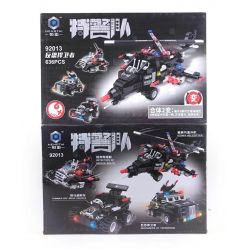 HENGTAI 92013 non  ĐỘI SWAT NHỮNG NGƯỜI BẢO VỆ CHỐNG KHỦNG BỐ bộ đồ chơi xếp lắp ráp ghép mô hình City Thành Phố 636 khối