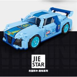 JIESTAR 92013 non  XE LÙI R8-V10 bộ đồ chơi xếp lắp ráp ghép mô hình Racers Đua Tốc Độ 499 khối