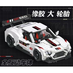 JIESTAR 92014 non  XE LÙI T51GT bộ đồ chơi xếp lắp ráp ghép mô hình Racers Đua Tốc Độ 585 khối