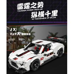 JIESTAR 92014 non  XE LÙI T51GT bộ đồ chơi xếp lắp ráp ghép mô hình Racers Đua Tốc Độ 585 khối