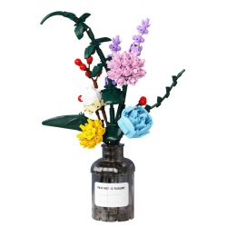 QIZHILE 92012 non  THẾ GIỚI CỦA HOA bộ đồ chơi xếp lắp ráp ghép mô hình Creator Expert FLOARR Chuyên Gia Sáng Tạo