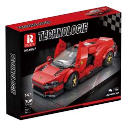 REBRICKABLE MOC-93918 93918 MOC93918 REOBRIX 11027 non  FERRARI DAYTONA SP3 bộ đồ chơi xếp lắp ráp ghép mô hình Speed Champions Racing Cars Đua Xe Công Thức 306 khối