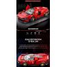 REBRICKABLE MOC-93918 93918 MOC93918 REOBRIX 11027 non  FERRARI DAYTONA SP3 bộ đồ chơi xếp lắp ráp ghép mô hình Speed Champions Racing Cars Đua Xe Công Thức 306 khối