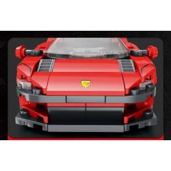 REBRICKABLE MOC-93918 93918 MOC93918 REOBRIX 11027 non  FERRARI DAYTONA SP3 bộ đồ chơi xếp lắp ráp ghép mô hình Speed Champions Racing Cars Đua Xe Công Thức 306 khối