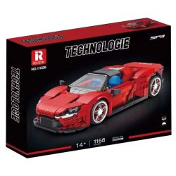 REOBRIX 11026 non  FERRARI DAYTONA SP3 1:16 tỷ lệ 1:16 bộ đồ chơi xếp lắp ráp ghép mô hình Creator Expert Chuyên Gia Sáng Tạo 1168 khối
