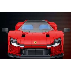 REOBRIX 11026 non  FERRARI DAYTONA SP3 1:16 tỷ lệ 1:16 bộ đồ chơi xếp lắp ráp ghép mô hình Creator Expert Chuyên Gia Sáng Tạo 1168 khối