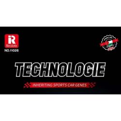 REOBRIX 11026 non  FERRARI DAYTONA SP3 1:16 tỷ lệ 1:16 bộ đồ chơi xếp lắp ráp ghép mô hình Creator Expert Chuyên Gia Sáng Tạo 1168 khối