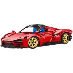 REOBRIX 11025 non  FERRARI DAYTONA SP3 1:10 tỷ lệ 1:10 bộ đồ chơi xếp lắp ráp ghép mô hình  Kỹ Thuật Công Nghệ Cao Mô Hình Phương Tiện 1958 khối