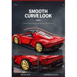 REOBRIX 11025 non  FERRARI DAYTONA SP3 1:10 tỷ lệ 1:10 bộ đồ chơi xếp lắp ráp ghép mô hình  Kỹ Thuật Công Nghệ Cao Mô Hình Phương Tiện 1958 khối