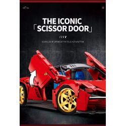 REOBRIX 11025 non  FERRARI DAYTONA SP3 1:10 tỷ lệ 1:10 bộ đồ chơi xếp lắp ráp ghép mô hình  Kỹ Thuật Công Nghệ Cao Mô Hình Phương Tiện 1958 khối