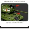 TA GAOLE T4014 4014 non  XE TĂNG T34 bộ đồ chơi xếp lắp ráp ghép mô hình Military Army TANK T34 Quân Sự Bộ Đội 2052 khối