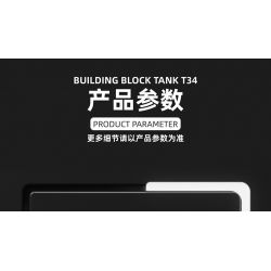 TA GAOLE T4014 4014 non  XE TĂNG T34 bộ đồ chơi xếp lắp ráp ghép mô hình Military Army TANK T34 Quân Sự Bộ Đội 2052 khối