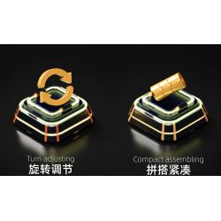 TA GAOLE T4014 4014 non  XE TĂNG T34 bộ đồ chơi xếp lắp ráp ghép mô hình Military Army TANK T34 Quân Sự Bộ Đội 2052 khối