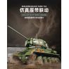 TA GAOLE T4014 4014 non  XE TĂNG T34 bộ đồ chơi xếp lắp ráp ghép mô hình Military Army TANK T34 Quân Sự Bộ Đội 2052 khối